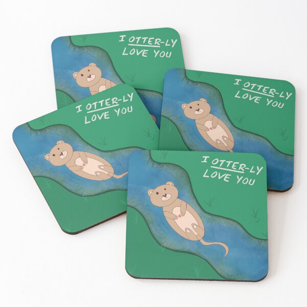 Item preview, I otter -ly love you designed and sold by Thekatdidit.