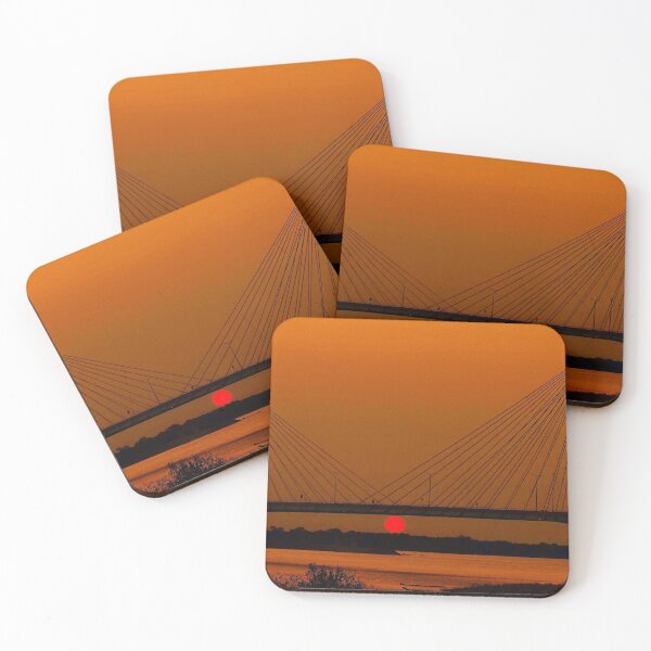 Item preview, Sunset at Clark Bridge in Alton, Illinois designed and sold by WayneSheridan.
