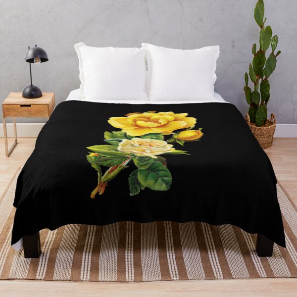Item preview, Yellow Vintage Flowers designed and sold by Printedarts.