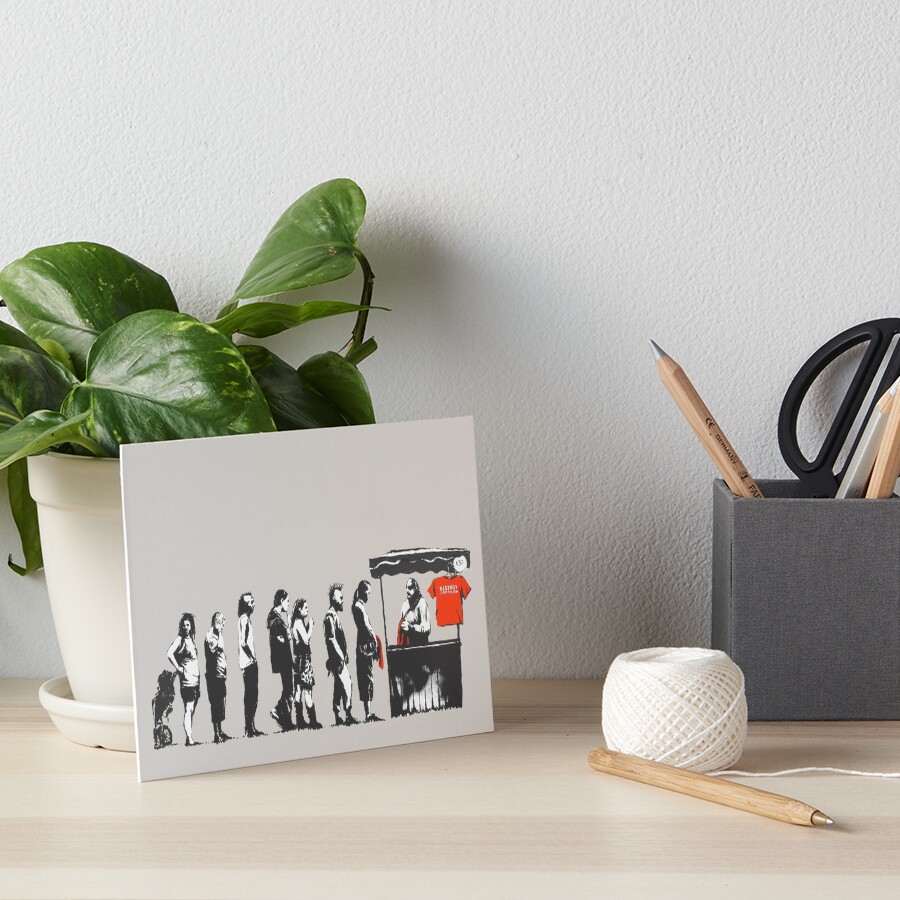 Item preview, Art Board Print designed and sold by WE-ARE-BANKSY.