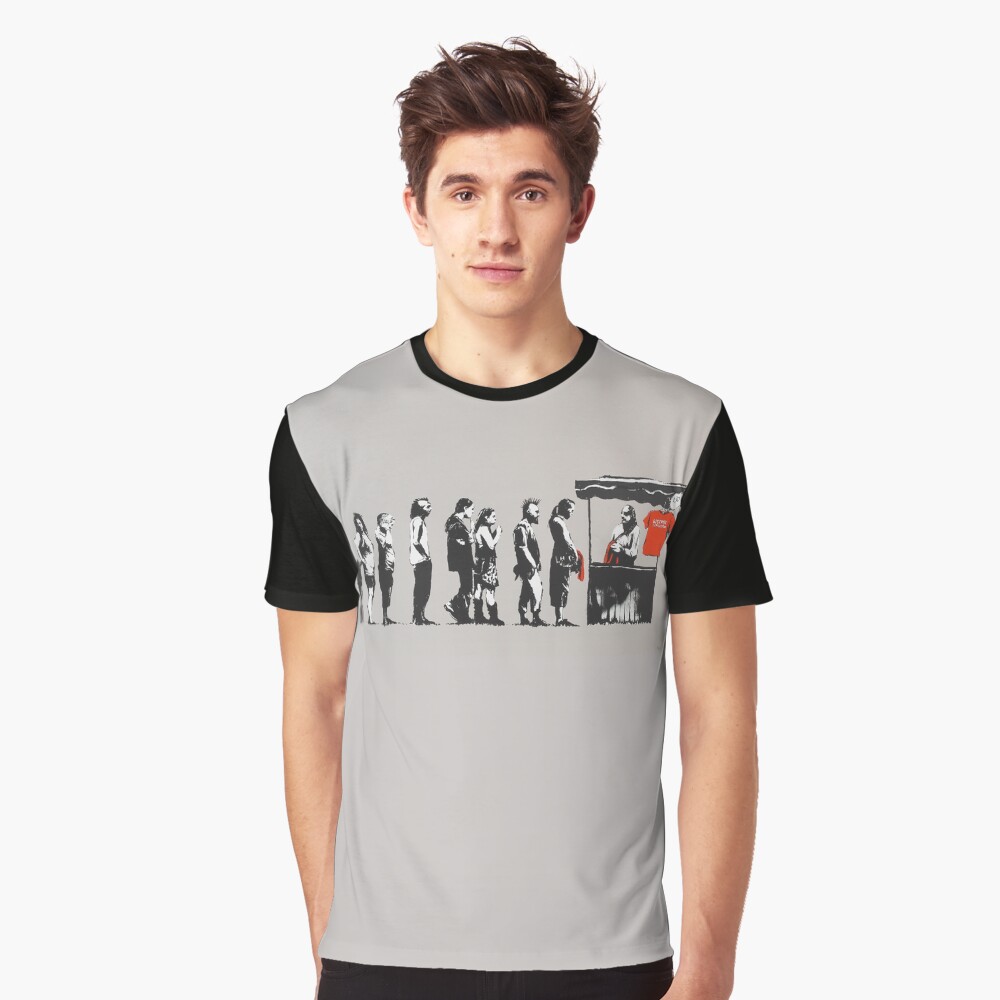 Item preview, Graphic T-Shirt designed and sold by WE-ARE-BANKSY.