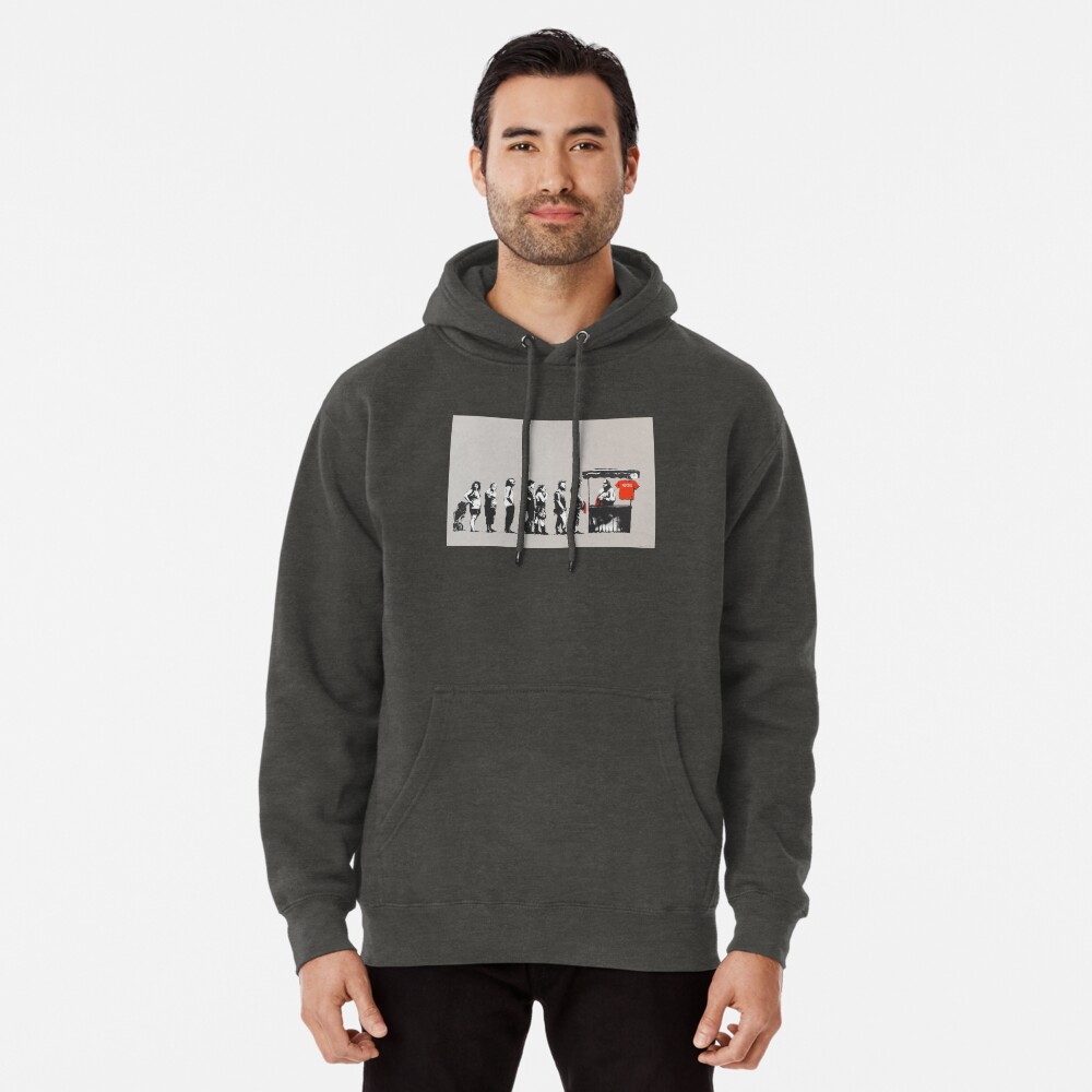 Item preview, Pullover Hoodie designed and sold by WE-ARE-BANKSY.