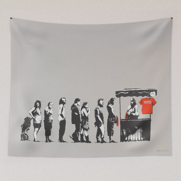 Item preview, BANKSY Destroy Capitalism Shirt Seller  designed and sold by WE-ARE-BANKSY.
