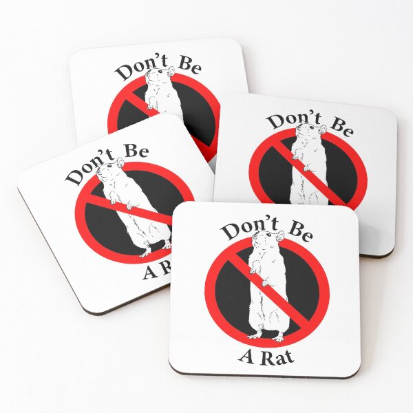 Item preview, Don't Be a Rat - Keep your secrets - Respect your Team designed and sold by notstuff.