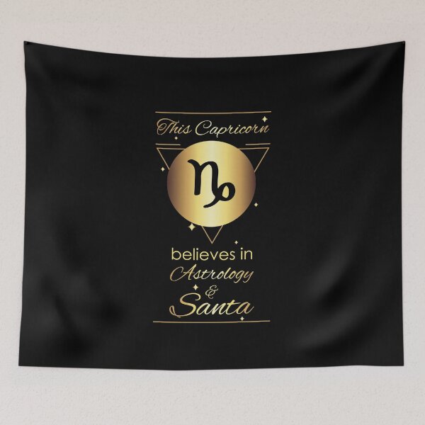 Item preview, Capricorn Zodiac Sign believer in Astrology and Santa for Christmas  designed and sold by anins-azuree.