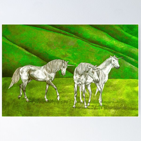 Item preview, A hidden valley where unicorns roam designed and sold by HandsonHart.