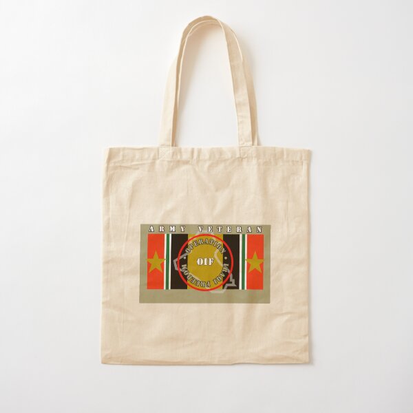 OPERATION IRAQI FREEDOM, ARMY - FLAG BLANKETS Cotton Tote Bag