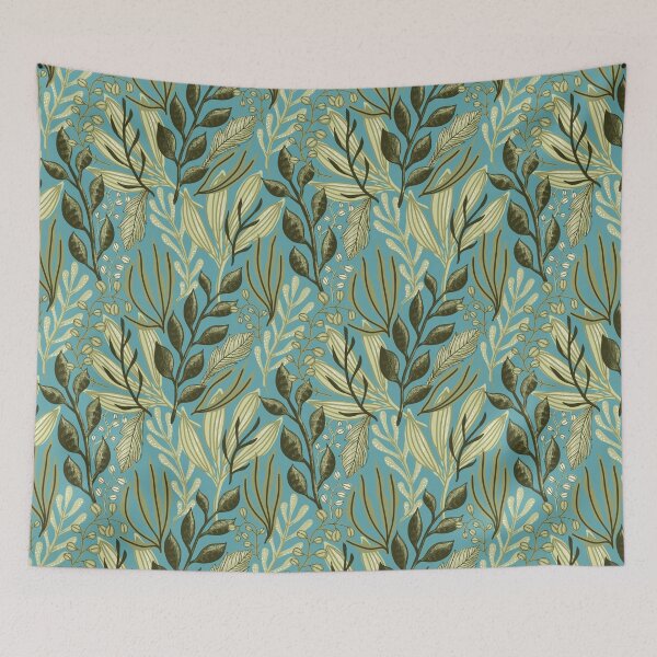 Item preview, Leaves in the blue designed and sold by TheAfer.