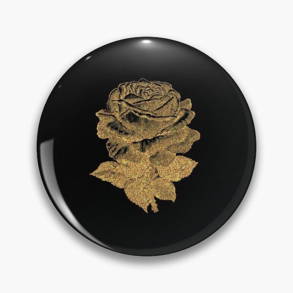 Artikelvorschau, goldene Blume entworfen und verkauft von Printedarts.