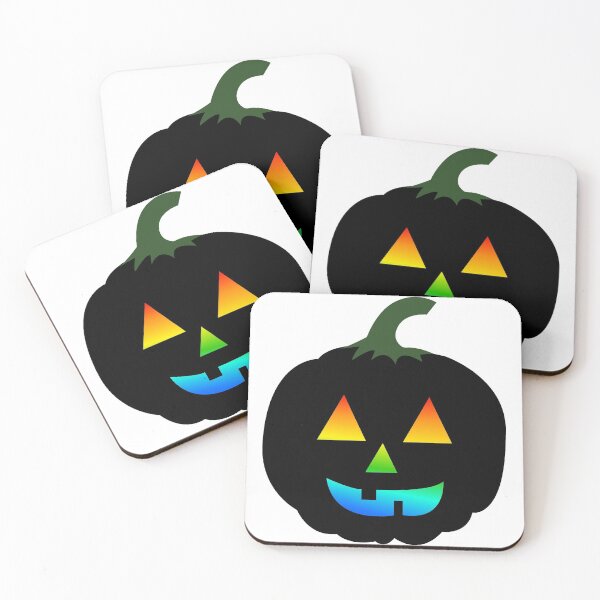 Item preview, Black Pumpkin with Rainbow Light designed and sold by Stepadoda.