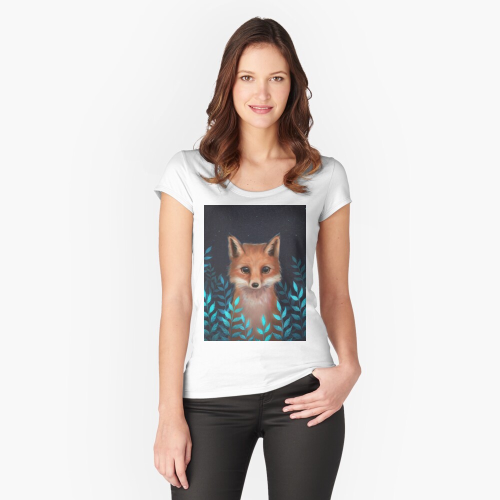 Fox Fitted Scoop T-Shirt