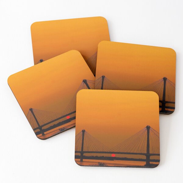 Item preview, Sunset at the Clark Bridge in Alton, Illinois designed and sold by WayneSheridan.