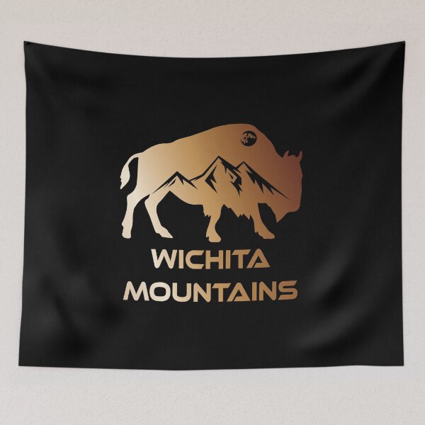 Item preview, Bison Wichita Mountains  adventure hiking designed and sold by Monchid.