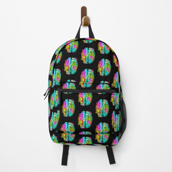 Item preview, Watercolor Mental health frontal brain art psychology colorfull designed and sold by Collagedream.