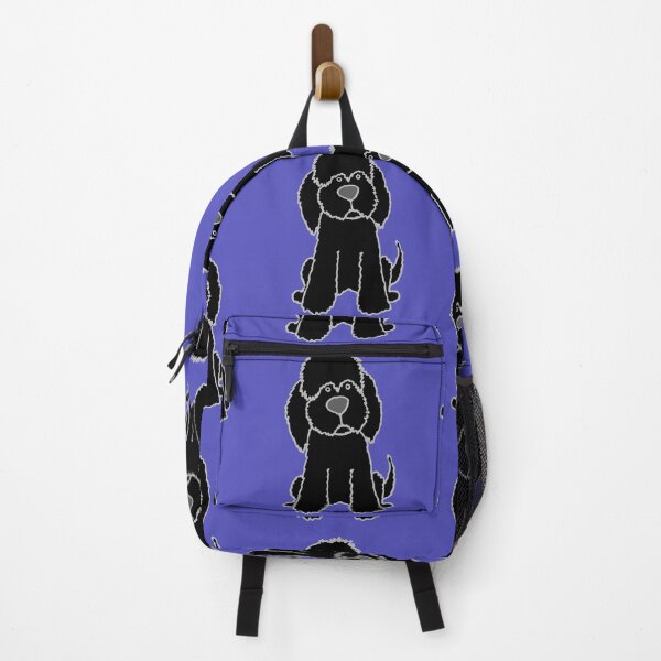 Item preview, Cool Black Labradoodle Puppy Dog Art designed and sold by Nature's Fancy.