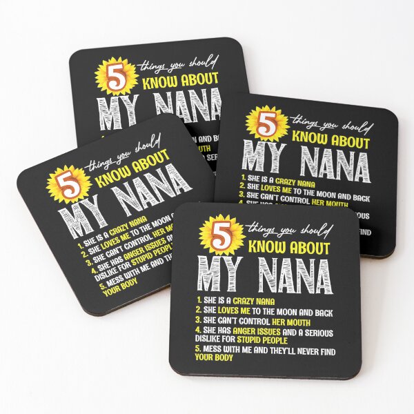 Item preview, 5 Things You Should Know About My Nana Sunflower designed and sold by JanelAmico.