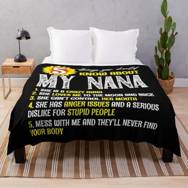 Item preview, 5 Things You Should Know About My Nana Sunflower designed and sold by JanelAmico.