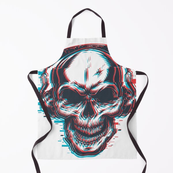 Item preview, skull with headphones designed and sold by PG Shop Art.