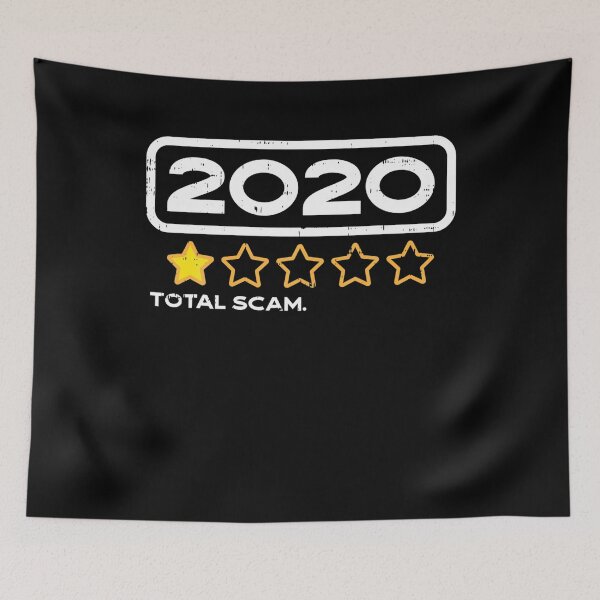 Item preview, 2020 One Star Rating Total Scam Quarantine Bad Year Review designed and sold by JanelAmico.