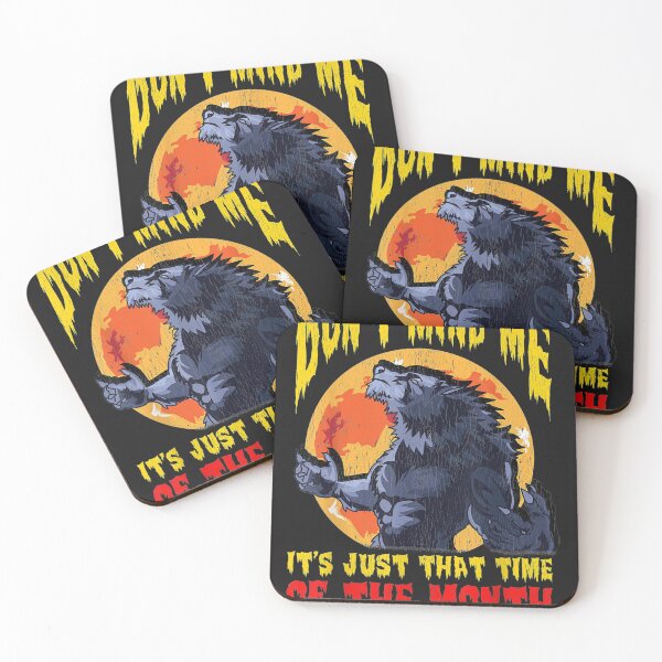Item preview, Time of the Month Funny Werewolf designed and sold by tichtodhe.