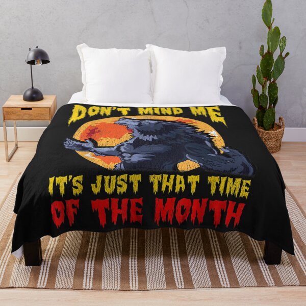Item preview, Time of the Month Funny Werewolf designed and sold by tichtodhe.