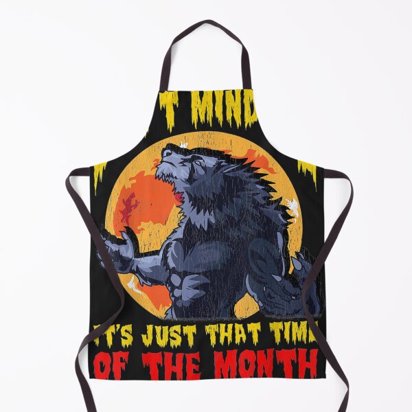 Item preview, Time of the Month Funny Werewolf designed and sold by tichtodhe.