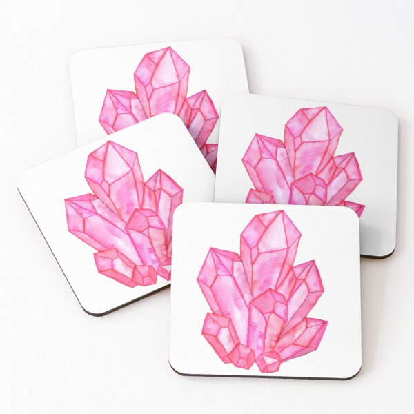 Item preview, Watercolor Crystals "Facets" series #1 Red designed and sold by RoxyTocin.