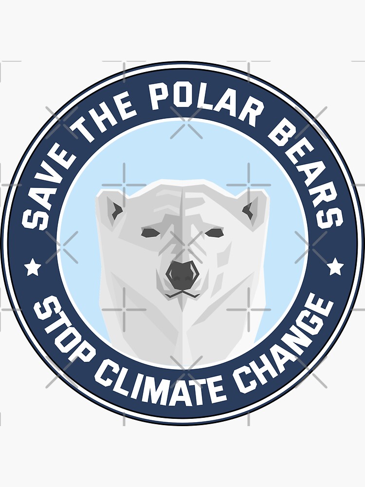 Polar Bear Sticker for Sale by littlemandyart