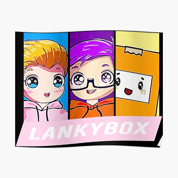 Funny Lankybox Wall Art | Redbubble