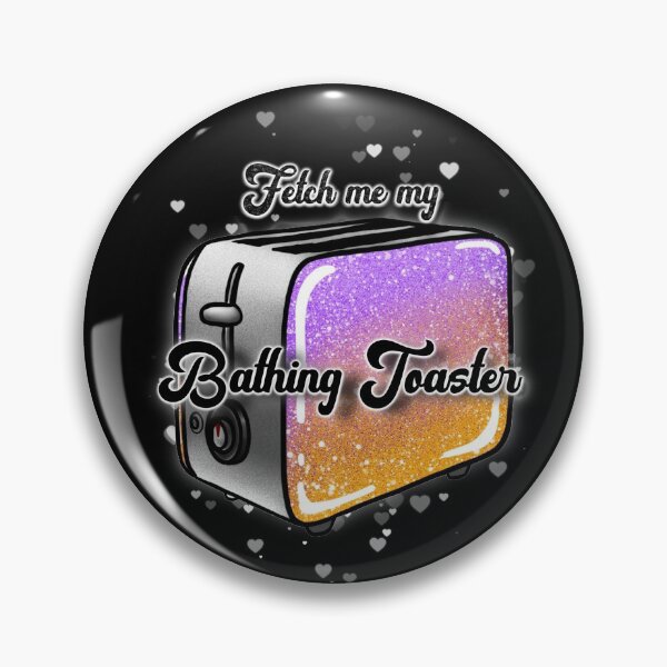 Item preview, Fetch me my Bathing Toaster - Yellow/Purple designed and sold by Mush Town .