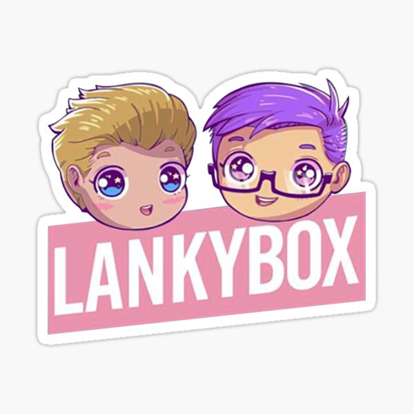 Lankybox Stickers Redbubble - lankybox roblox adam