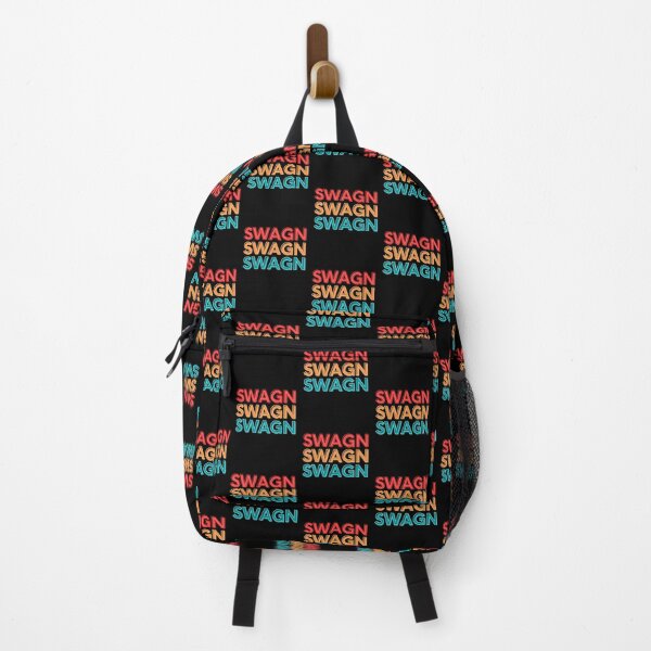 Item preview, SWAGN colorful design one word saying with red, yellow and teal text designed and sold by milkasweet.