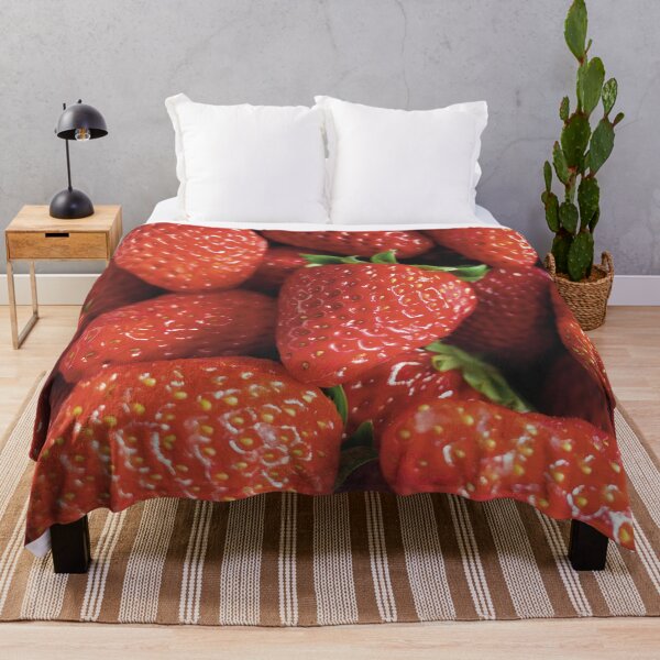Item preview, Delicious Red Strawberry Pattern designed and sold by andr0narak.