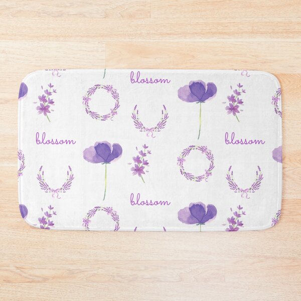 Item preview, Purple Watercolor Flowers And Wreaths Collection Pack designed and sold by delinscious.