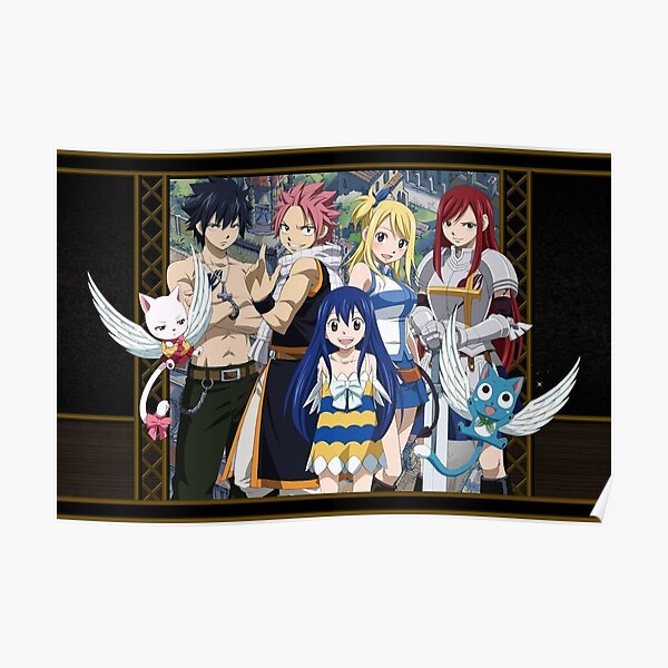 Fairy Tail Posters Redbubble