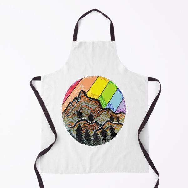 Item preview, LowEndGraphics Rainbow rains down on mountains rocks designed and sold by LowEndGraphics.