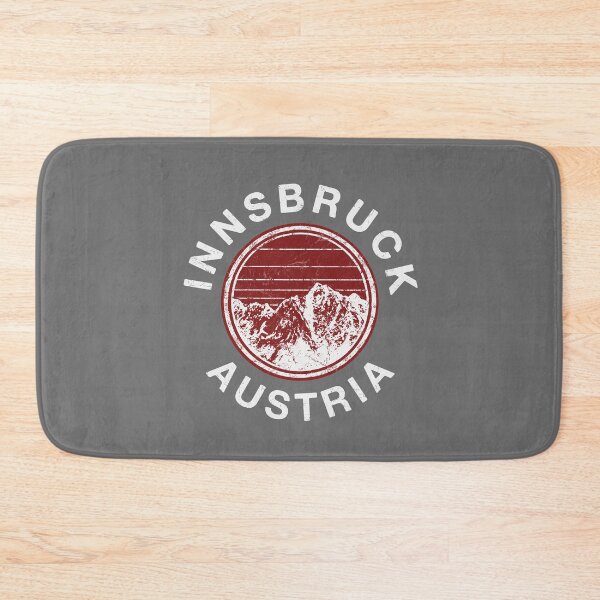 Item preview, Innsbruck Austria Mountains Austrian Skiing Retro designed and sold by IronEcho.