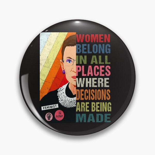 Item preview, Ruth Bader Ginsburg RBG RETRO Never Understimate Power of Girl With Book designed and sold by TrustedNomads.