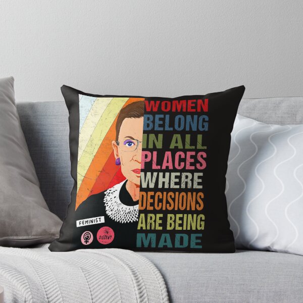 Item preview, Ruth Bader Ginsburg RBG RETRO Never Understimate Power of Girl With Book designed and sold by TrustedNomads.