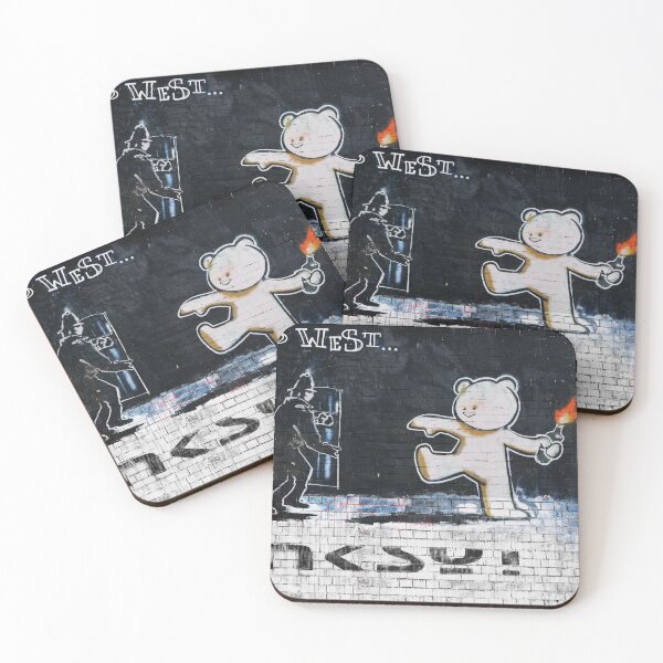 Item preview, BANKSY Graffiti Mural The Mild Mild West designed and sold by WE-ARE-BANKSY.