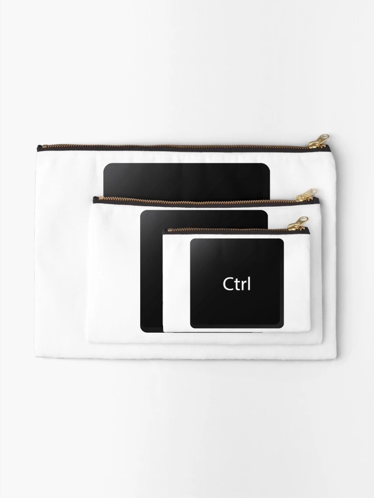 Thumbnail 2 of 4, Zipper Pouch, Control Key designed and sold by Sakuga Drip.