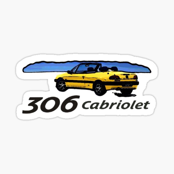  RACING DIRECT Autocollant Peugeot Sport Jaune Lot de 2 Stickers  écusson avec Logo Accessoire Automobile décoratif pour 206 207 208 307 308  107 5008