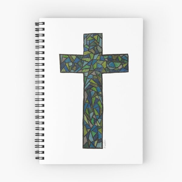 Item preview, Stained Glass Cross Illustration designed and sold by amytarleton.