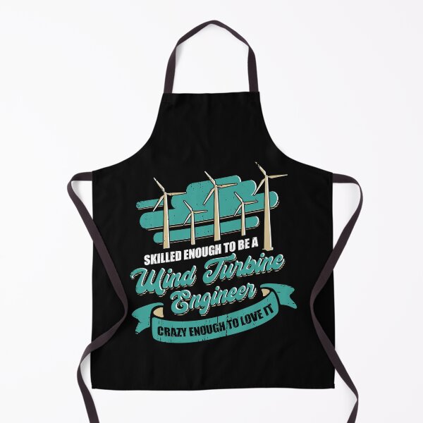 Wind Turbine Engineer Engineering Gift Apron