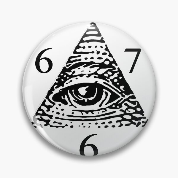 Item preview, 667 illuminati eye designed and sold by LoveGalBlackTan.