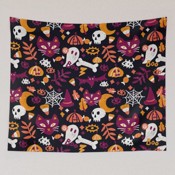 Item preview, Trick or Treat Yourself – Charcoal designed and sold by Cat Coquillette.