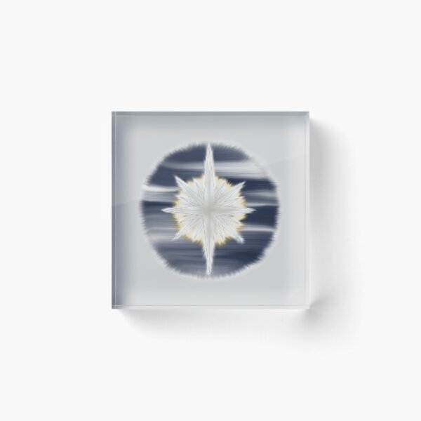 Bethlehem Star Acrylic Block