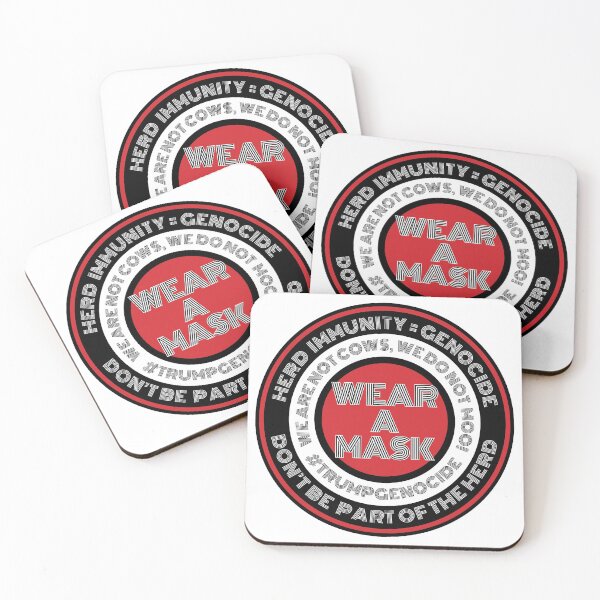 Item preview, Herd Immunity = Genocide, in Black and Red designed and sold by Neil Feigeles.