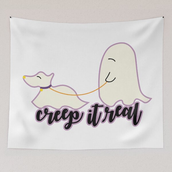 Item preview, Creep It Real Ghost + Ghost Puppy designed and sold by valentinavegasi.