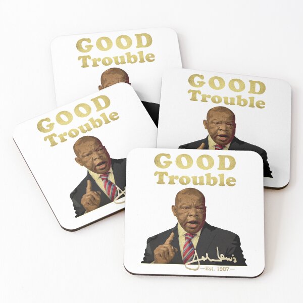 Item preview, Good trouble john lewis signature est 1987 designed and sold by ekaslavia.